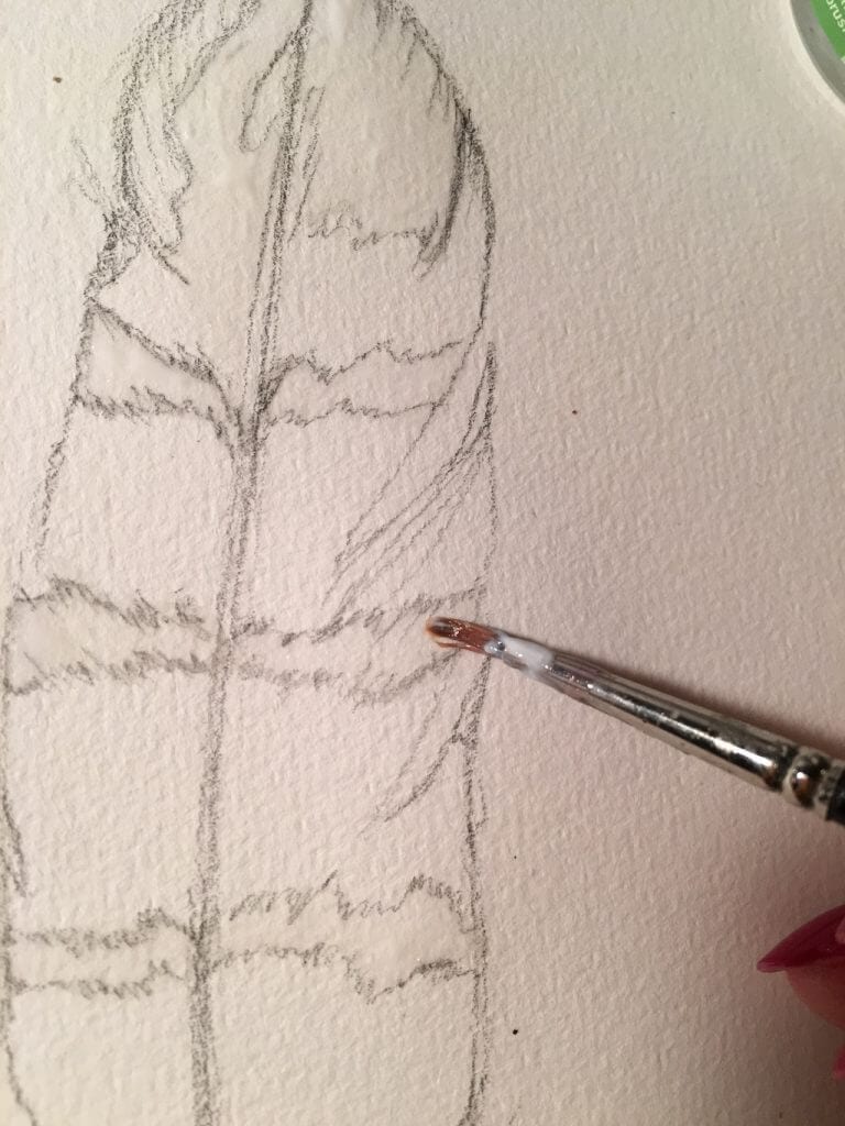 Malen Feder ganz einfach aquarellieren! • Creative Club Malen Feder ganz einfach aquarellieren! • Creative Club