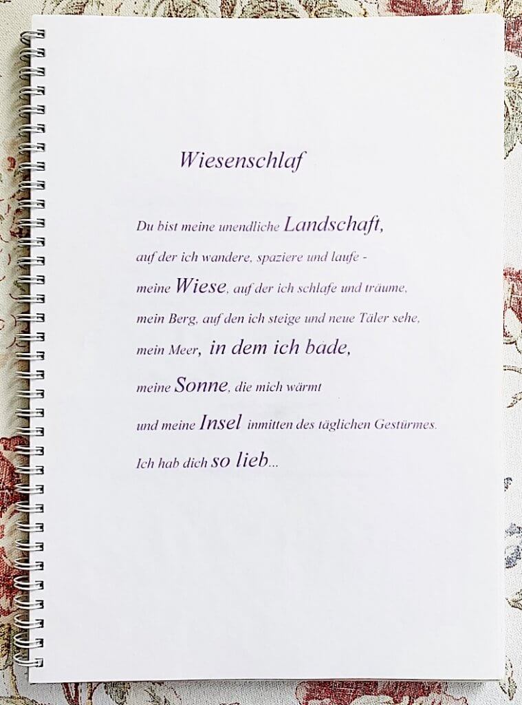 Du siehst das Gedicht Wiesenschlaf von dodo Kresse